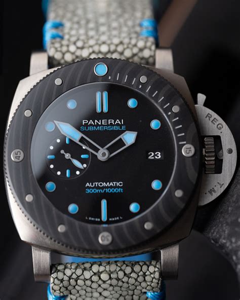 panerai submersible leather strap|aftermarket panerai straps.